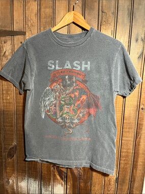 Slash/ Miles Kennedy Graphic Band Tee - Gray